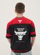 Multicolour pure cotton T-shirt with Chicago Bulls logo for kids_1