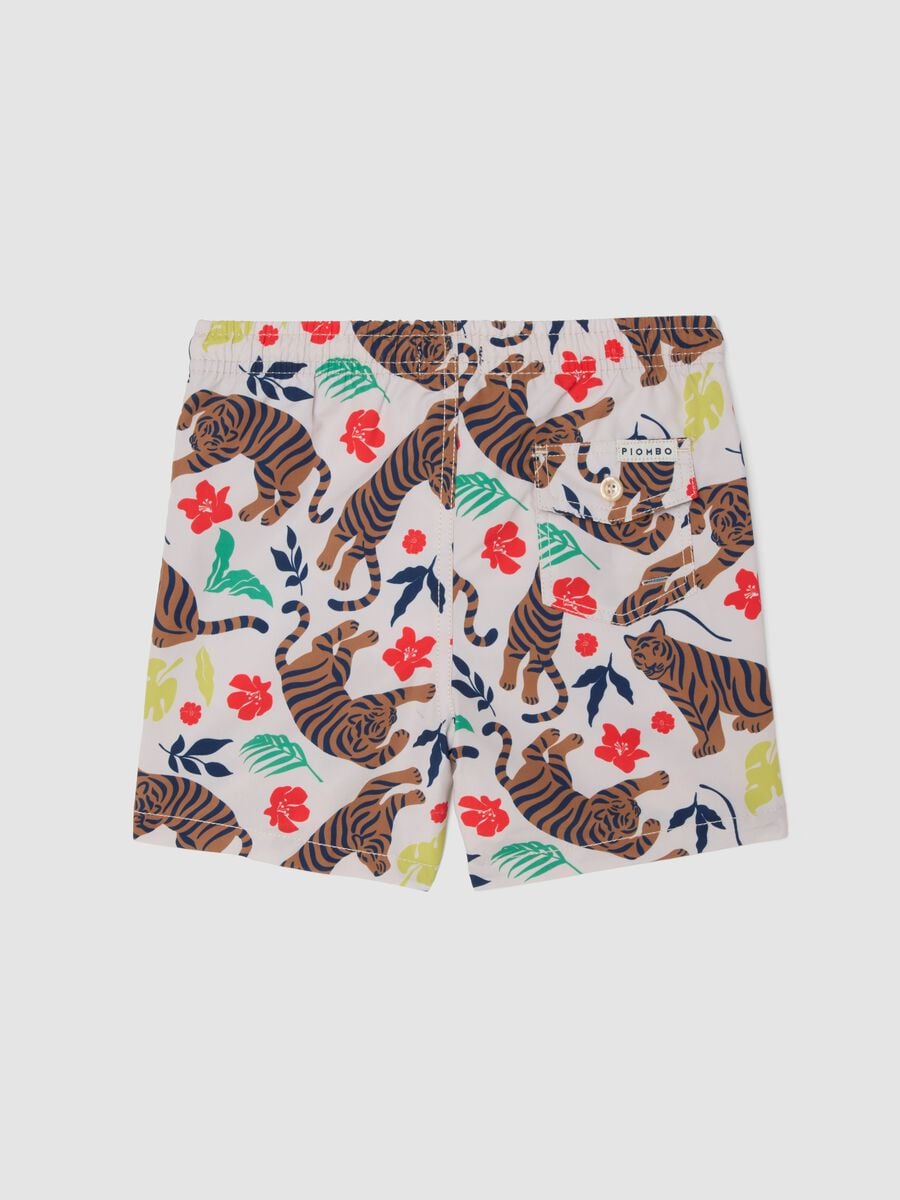 Boxer mare multicolor con stampa tigri_1