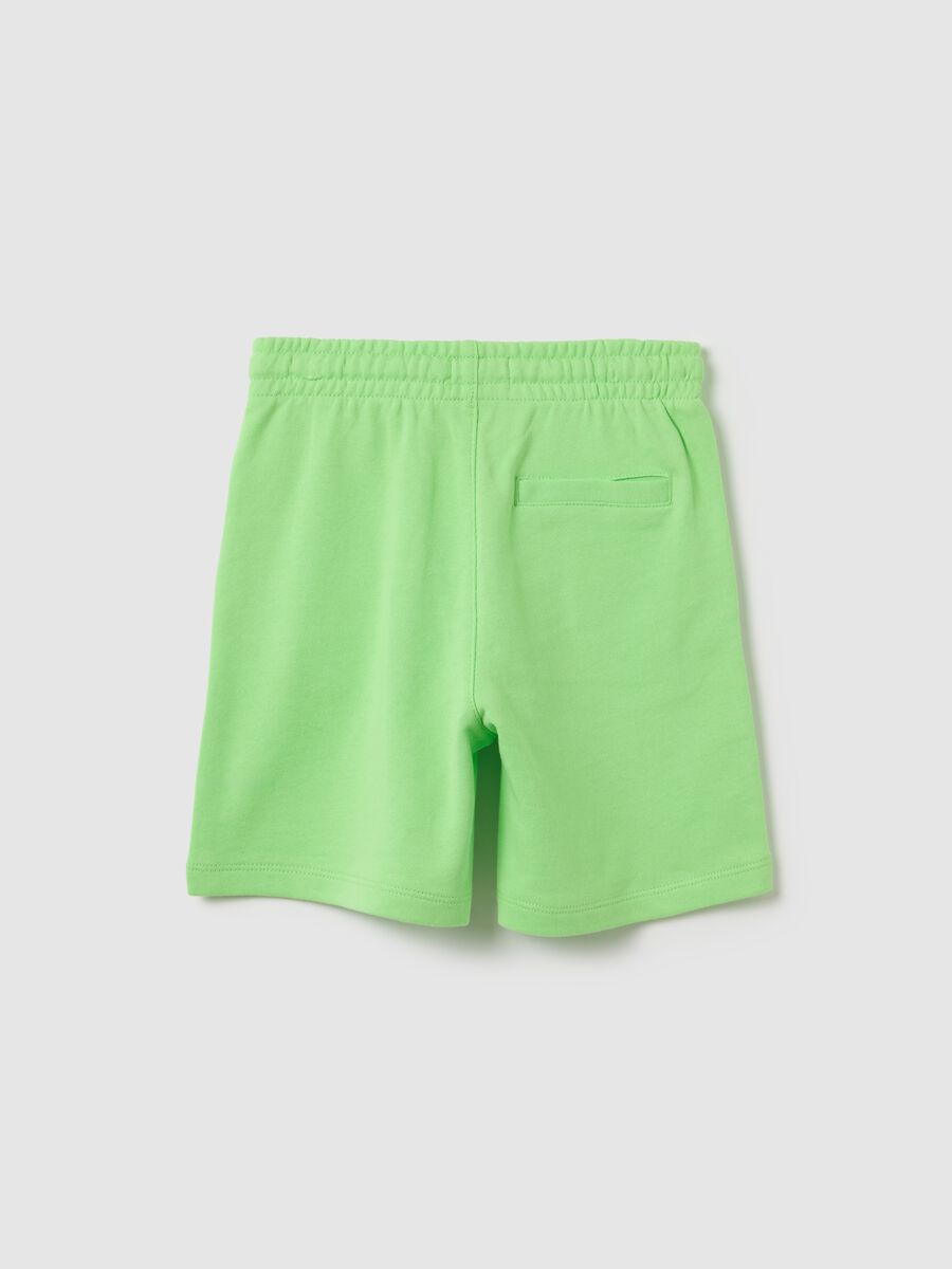 Green cotton shorts for children OVS Kids_1
