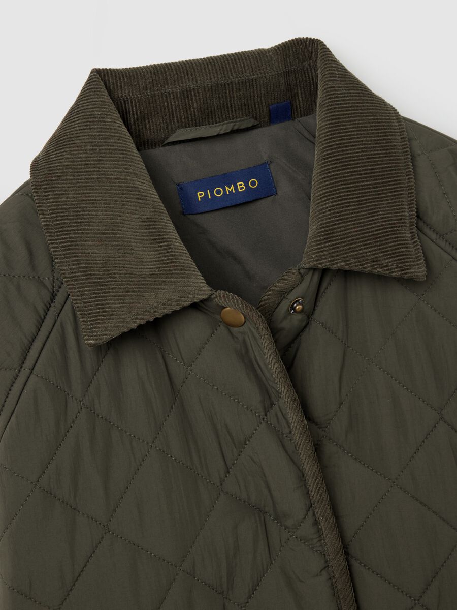 Giacca husky verde regular fit_5