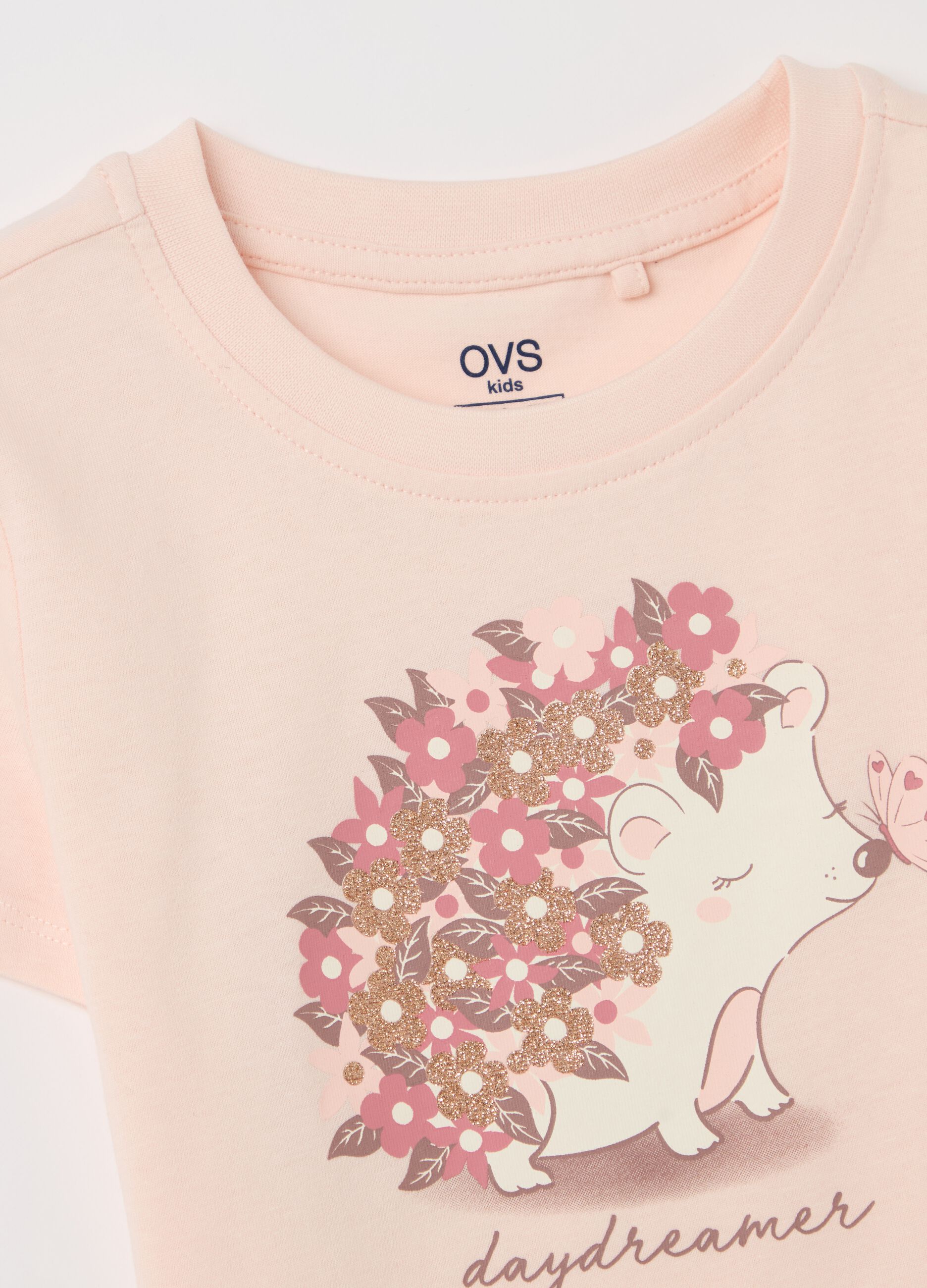 Cotton T-shirt with print