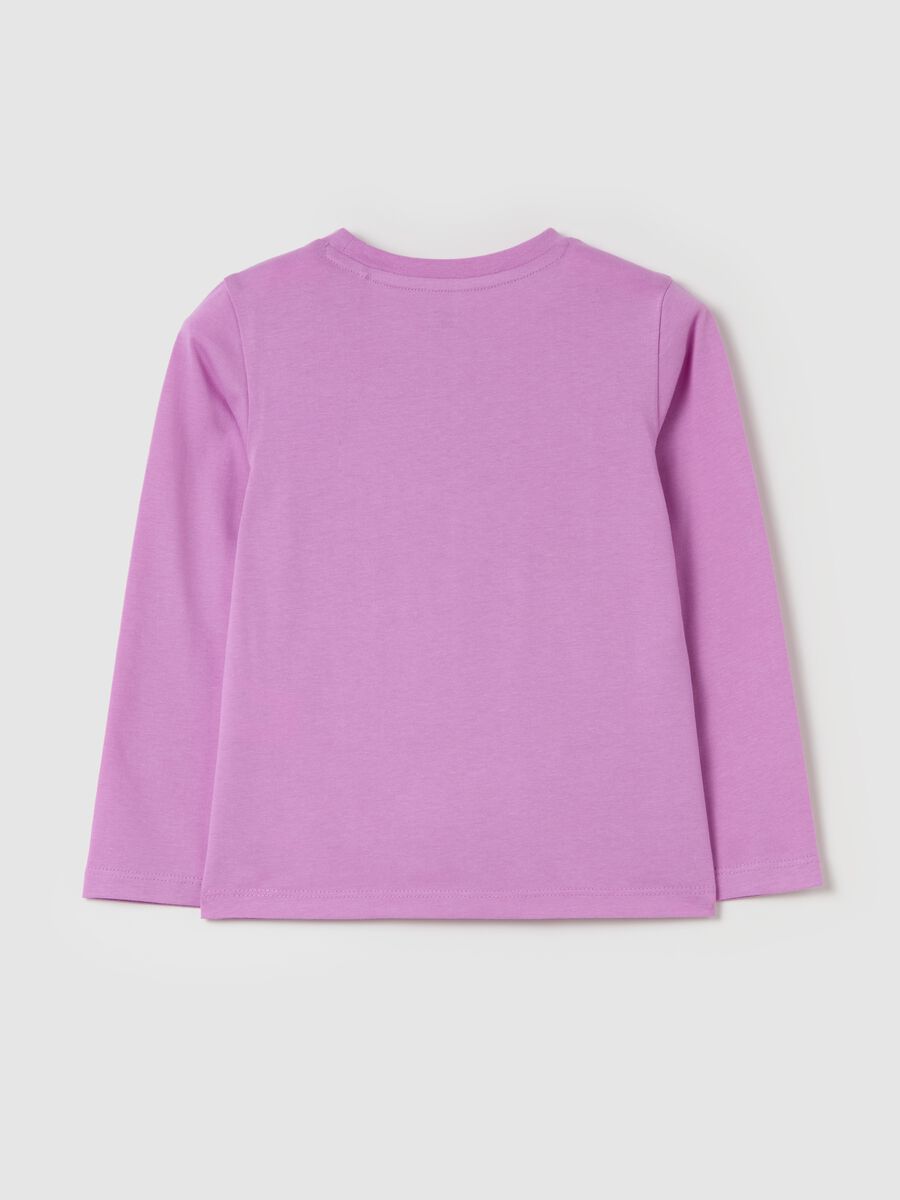 Long-sleeved T-shirt with unicorn print_1