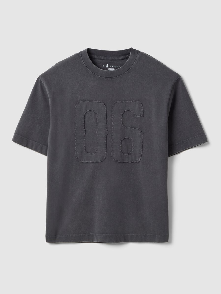 Maglia in puro cotone grigia regular fit con bottoni_0