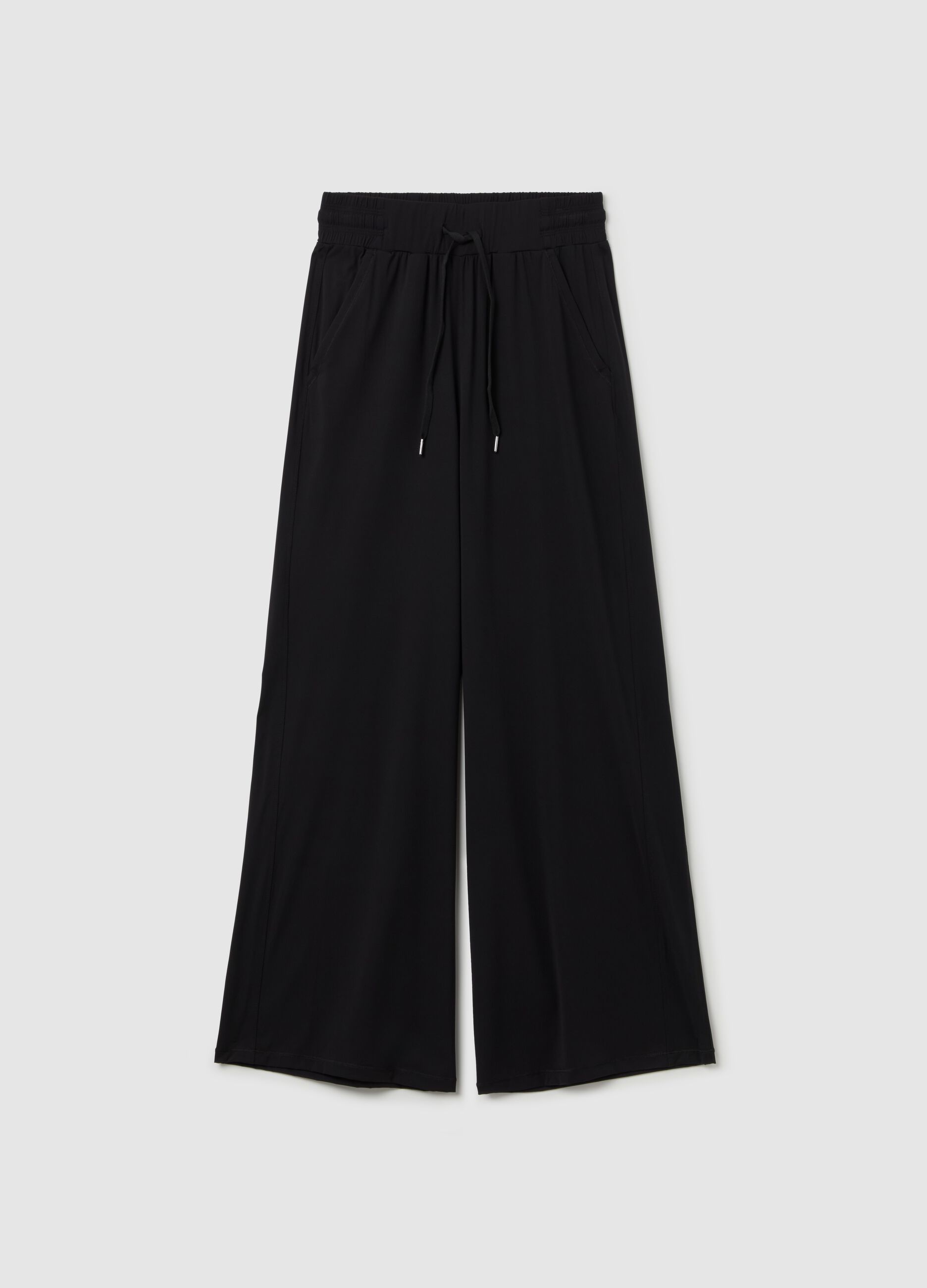 ALTAVIA STUDIO wide-leg trousers with drawstring