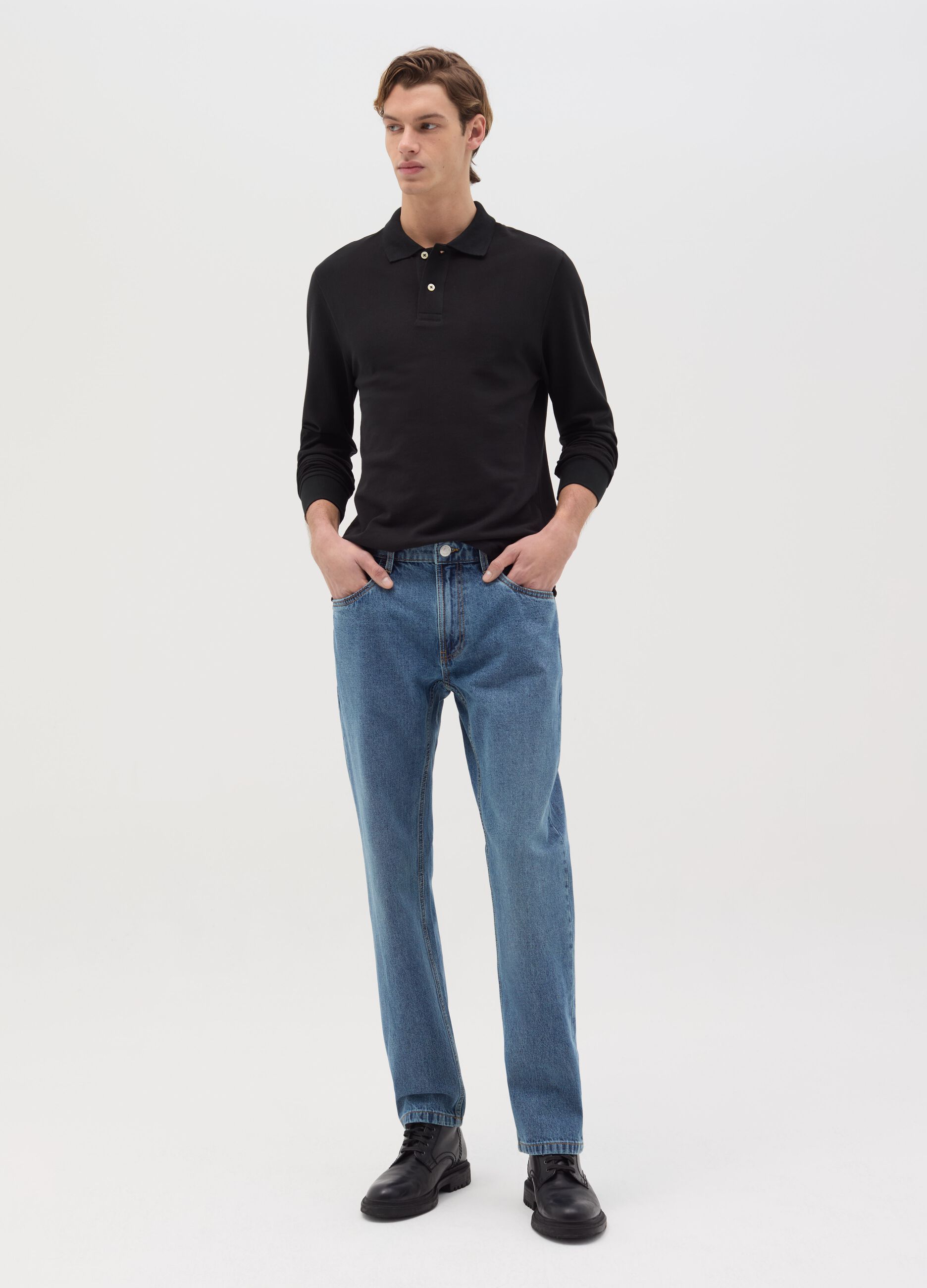Regular-fit jeans with five pockets