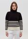 Striped high-neck pullover_1