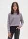Girls' purple regular fit jumper_0