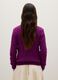 Purple pure cotton regular fit sweater_2