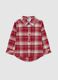 Multicolour plaid cotton shirt for boys, regular fit_0