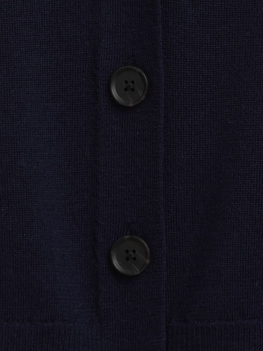 Blue Wool Cardigan_4