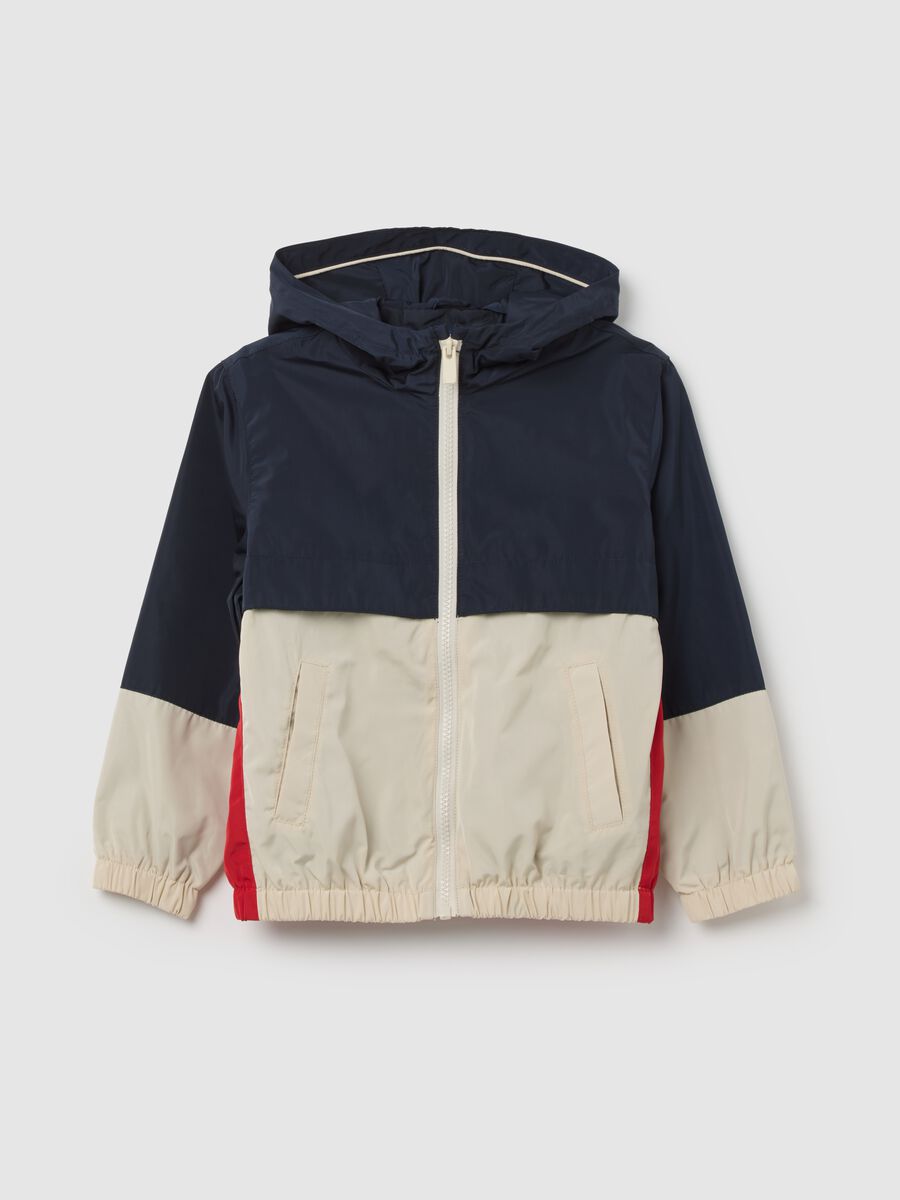 Children's jacket in multicoloured regular fit fabric_0