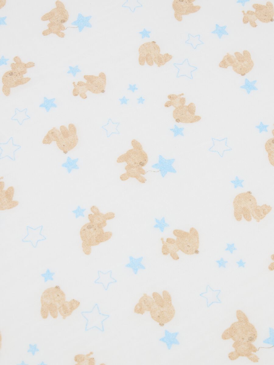 Pack of two muslin blankets with print_1