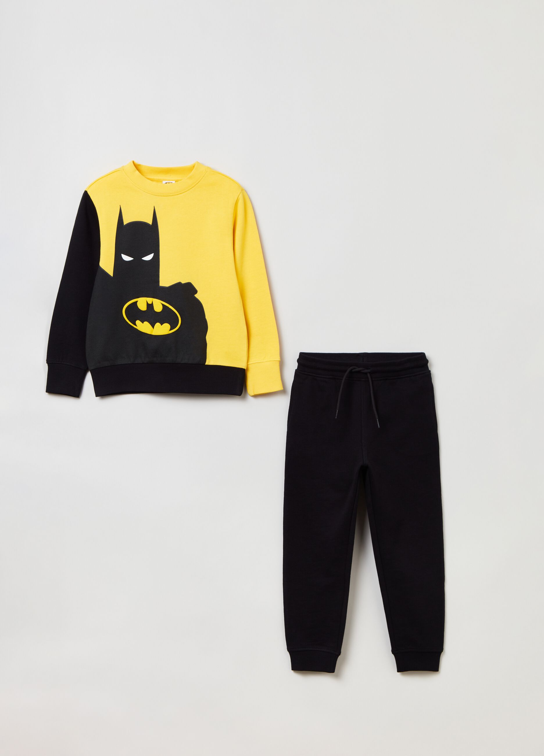 Jogging set with Warner Bros Batman print