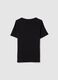 T-shirt in stretch cotton and viscose blend_3