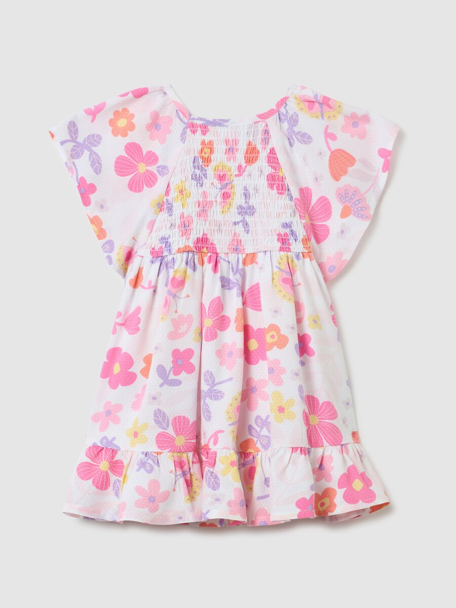 Abito da neonata multicolor regular fit con volant_1