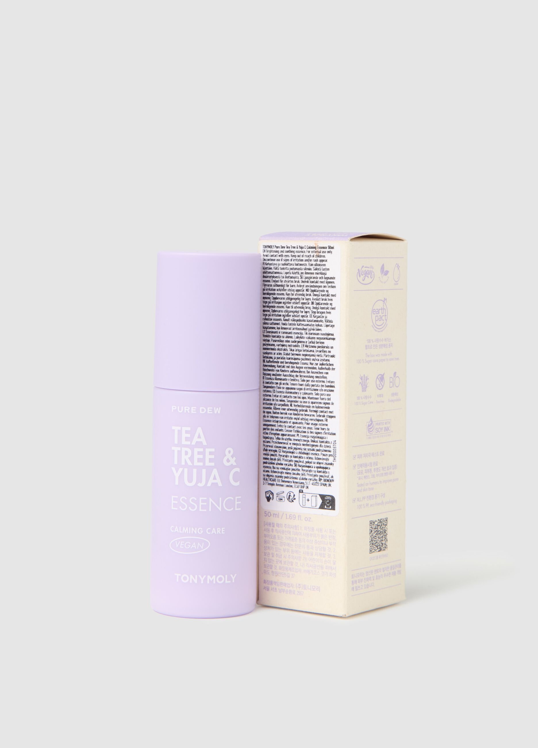 Pure Dew Tea Tree & Yuja C Calming Essence - Korean skincare