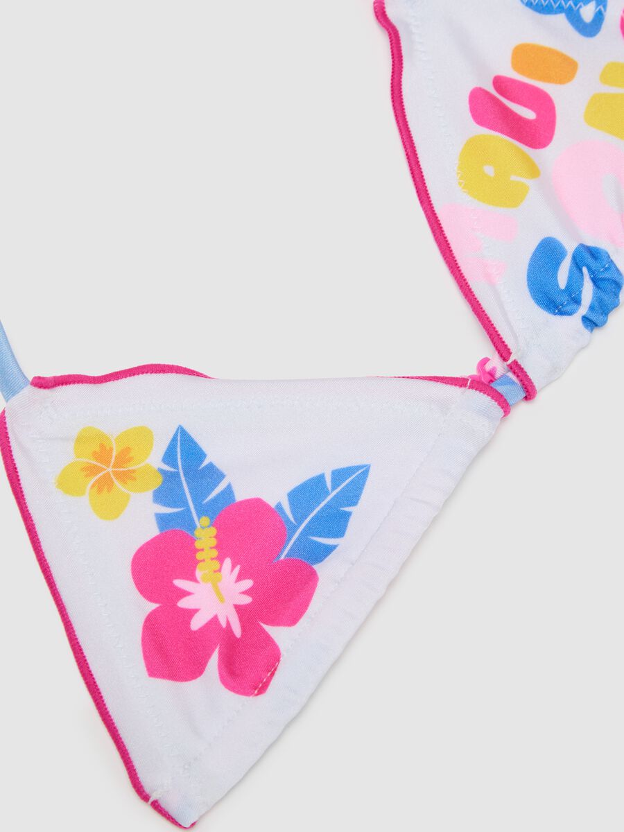 Girls' multicoloured stretch blend bikini_3