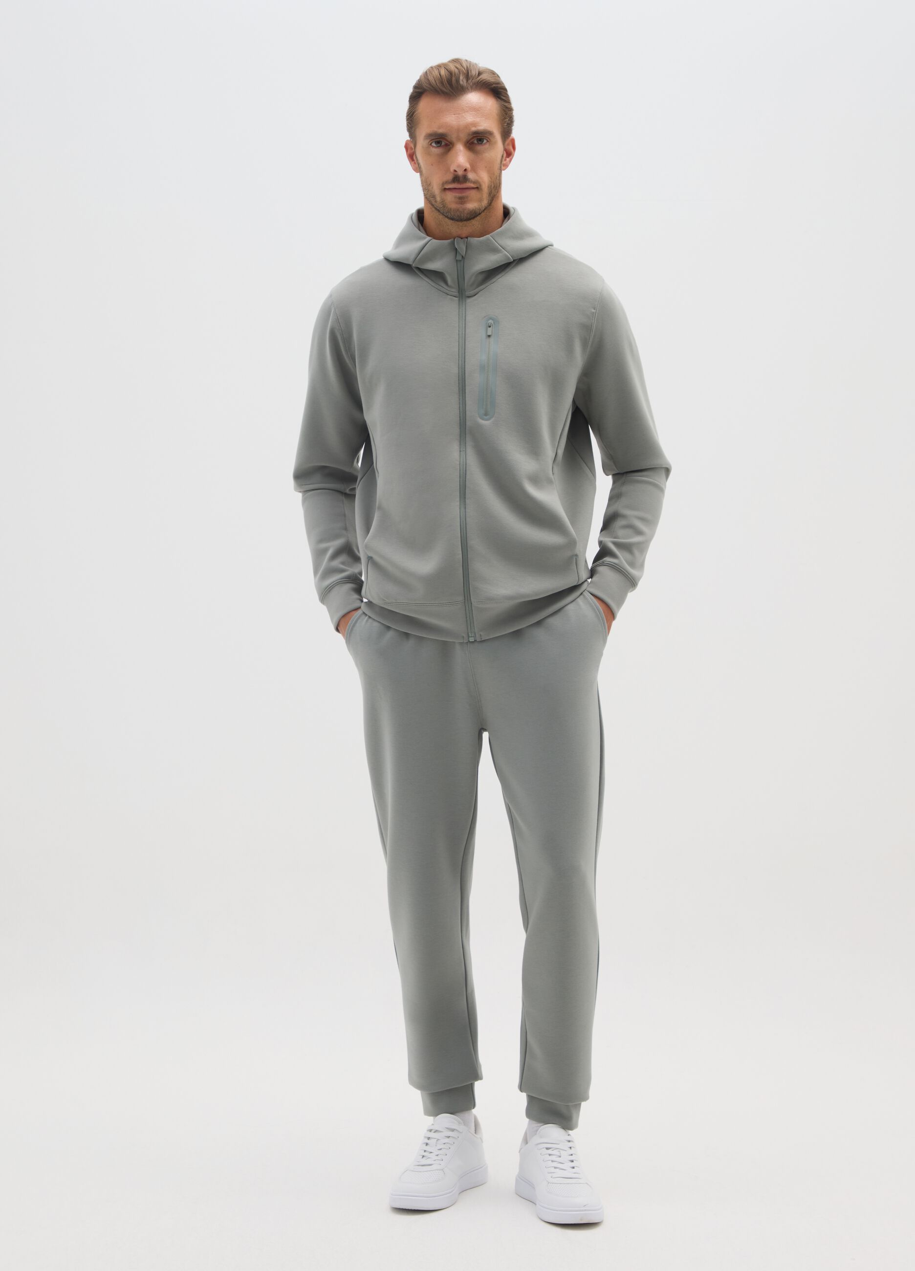 Grey Regular Fit Joggers