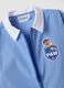 Blue gingham Paw Patrol embroidered nursery apron_3