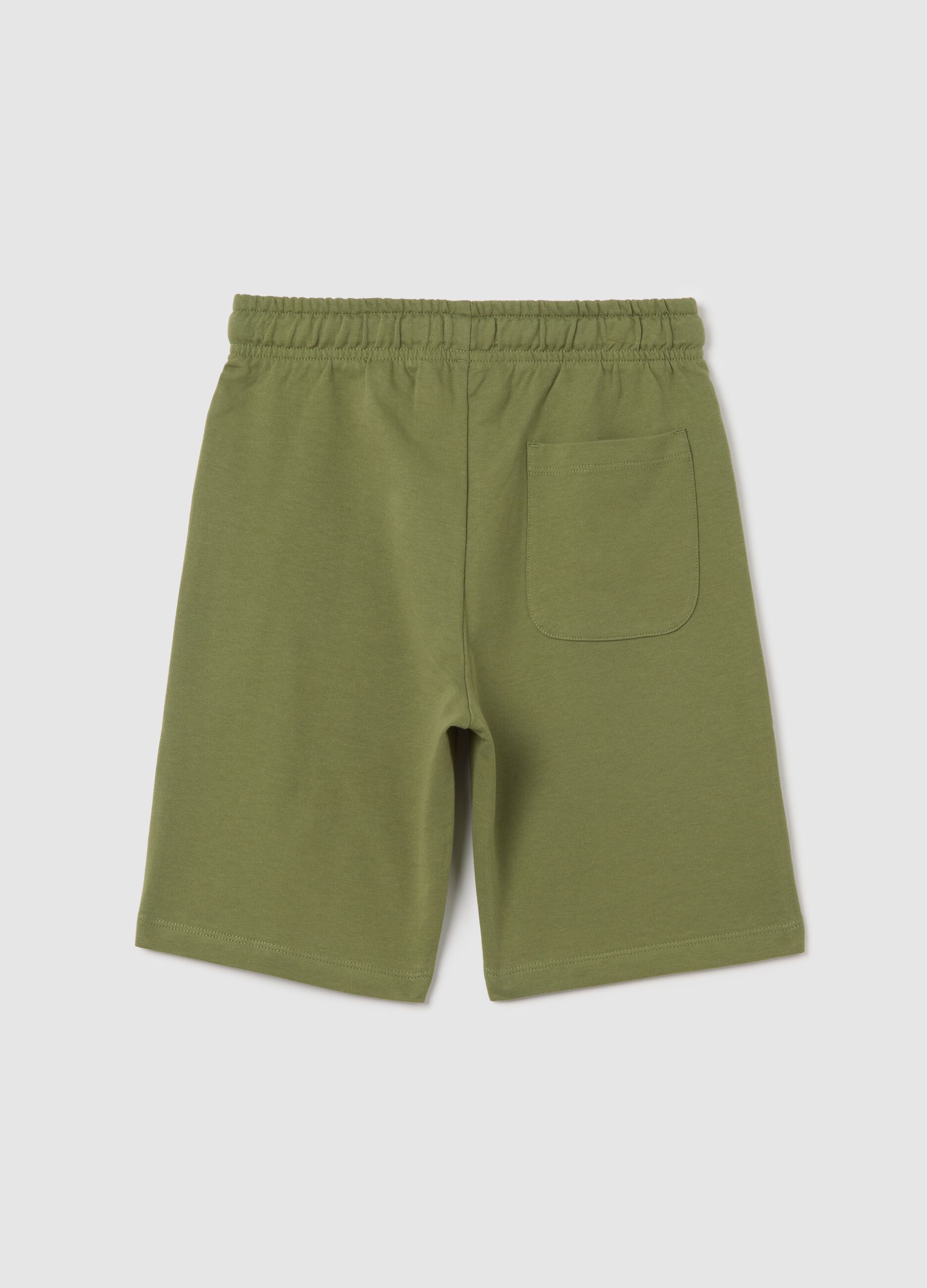 OVS Kids pure cotton green shorts for boys