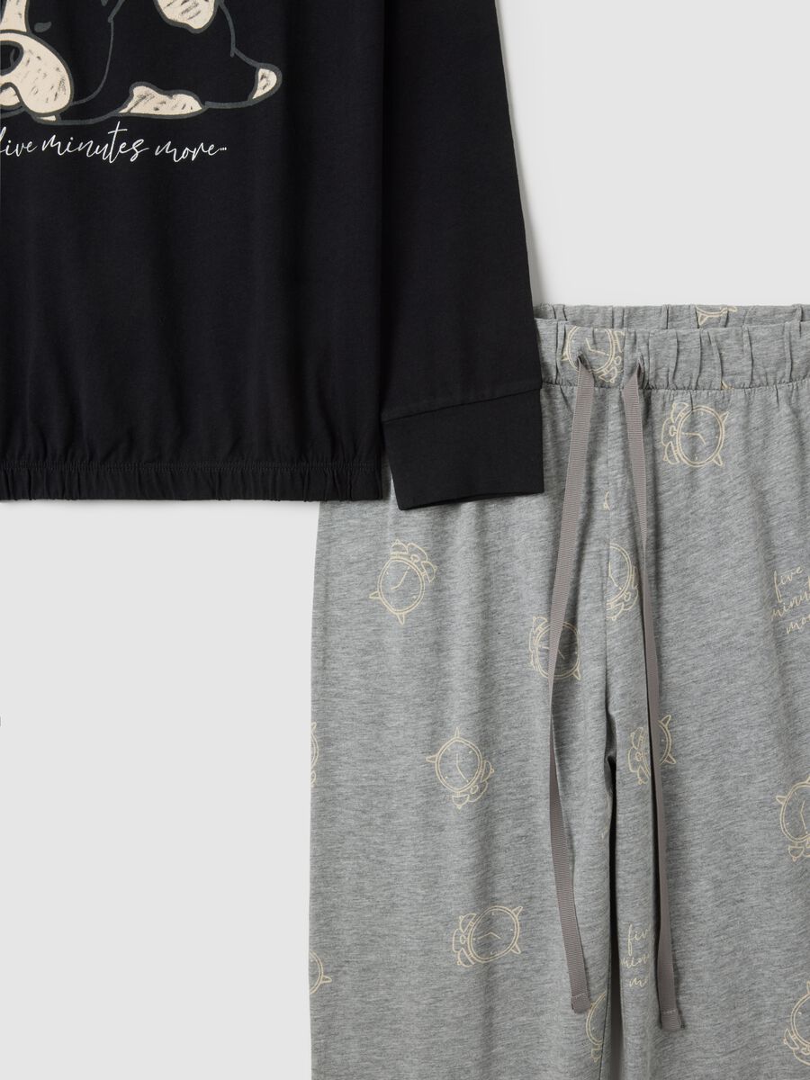 Multicolour pure cotton regular fit pyjamas_1