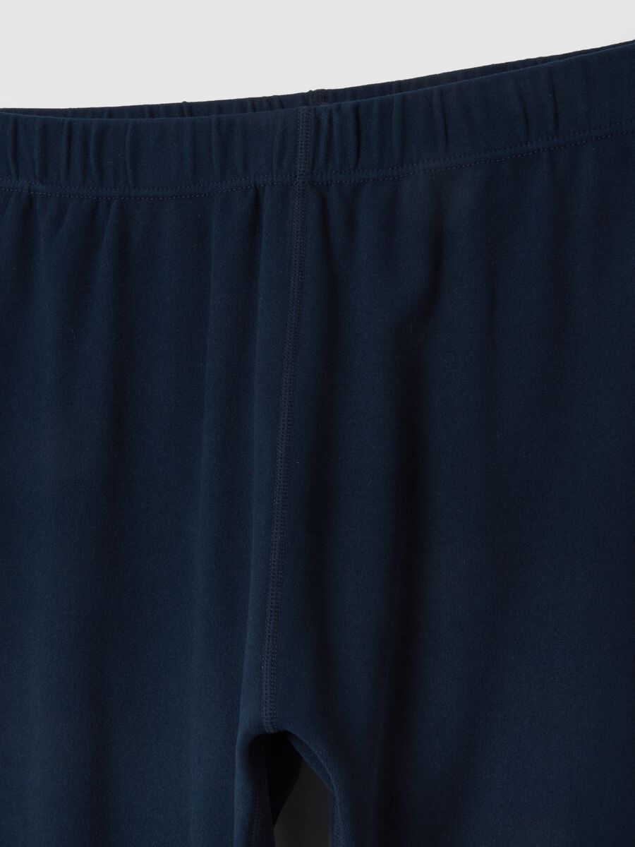 Leggings blu regular fit_5