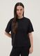 Black stretch cotton-modal T-shirt_0