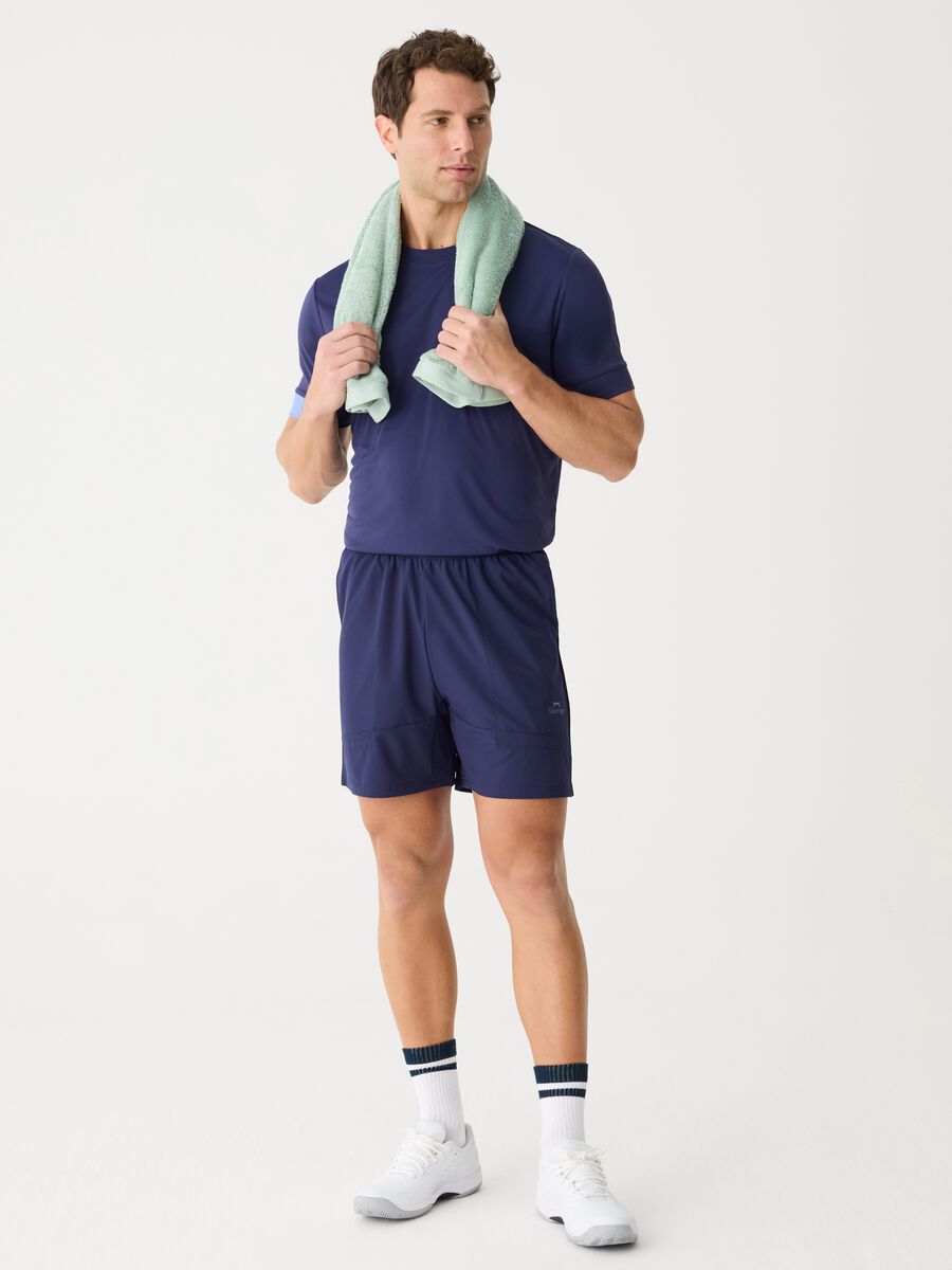 SLAZENGER Bermuda shorts in technical fabric_0