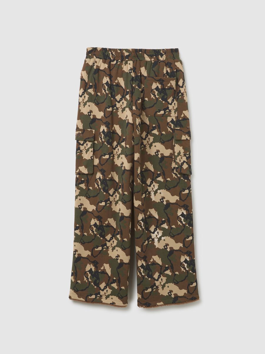 Teddy Cargo Sweatpants Camouflage_6