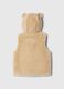 Sherpa gilet with hood and teddy bear embroidery_1