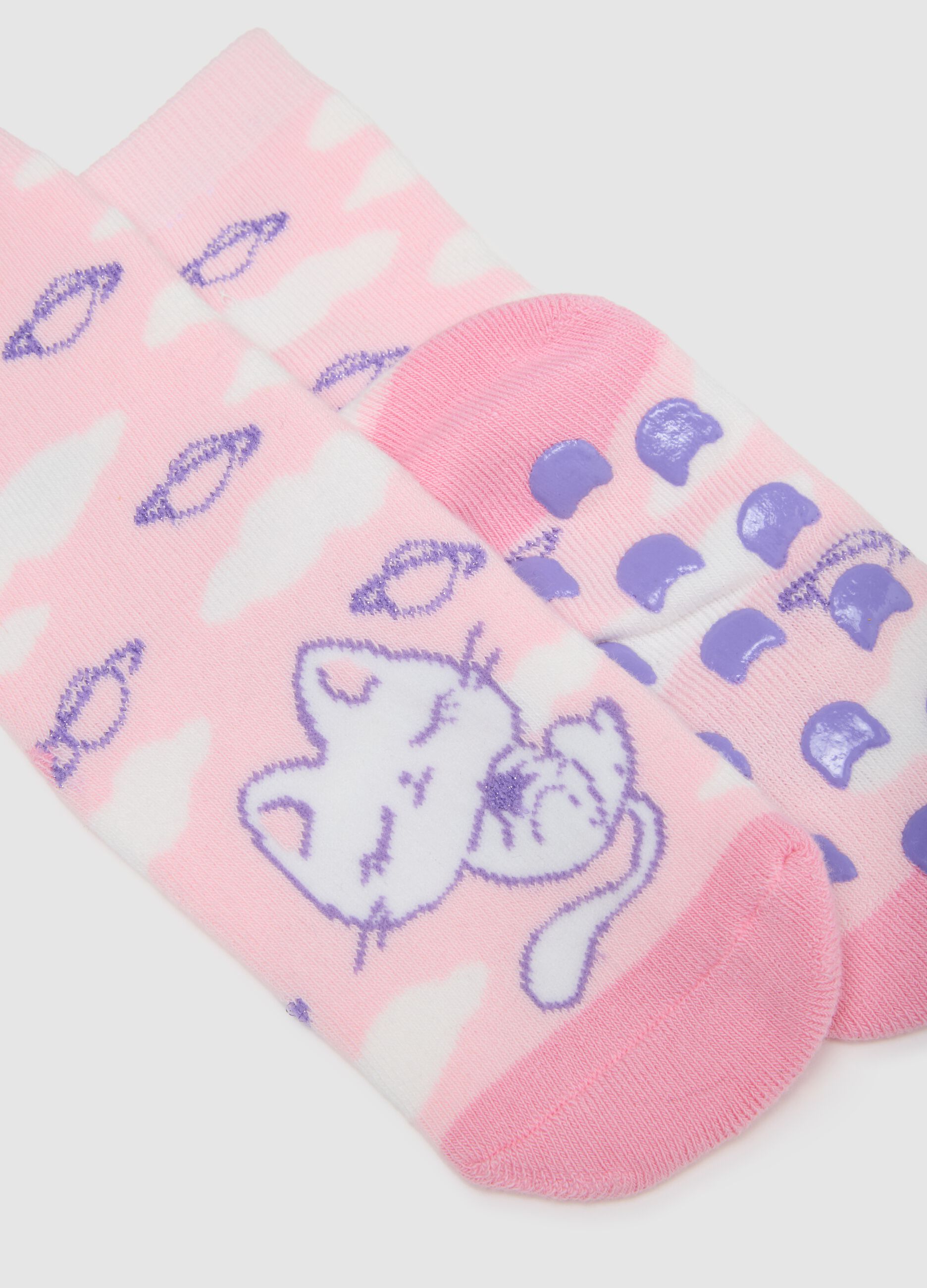 Pack of girl’s socks in multicoloured cotton blend