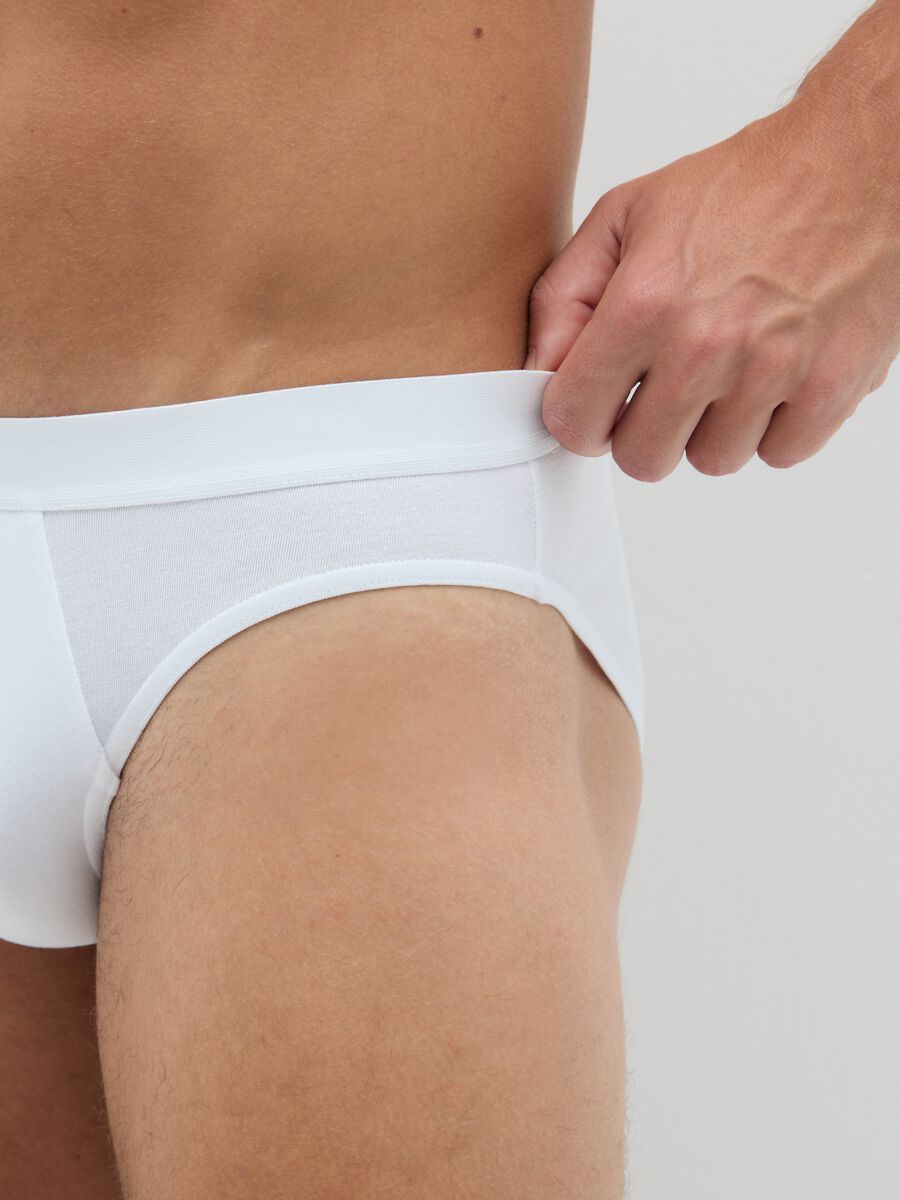White Stretch Jersey Briefs_3