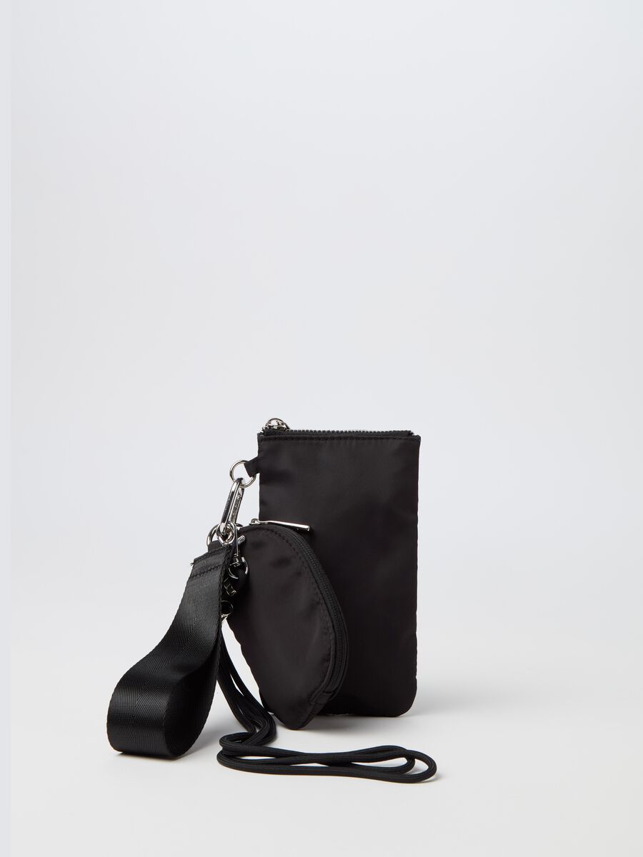 Mobile phone holder with laces and cord_0