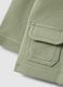 Organic Cotton Blend Green Baby Jacket Regular Fit with Patch_3