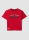 Red short-sleeved pure cotton T-shirt_0