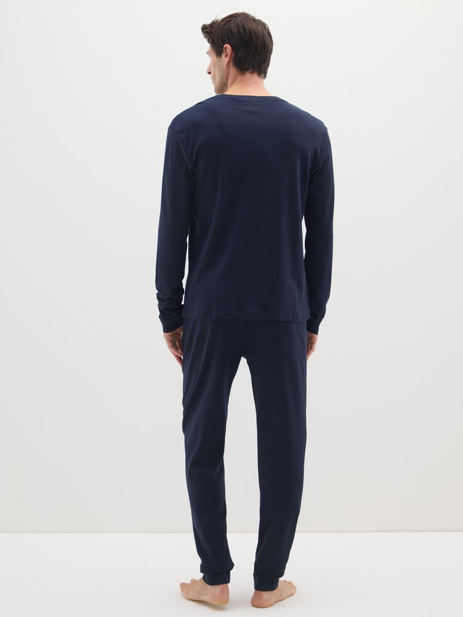 Blue Cotton Pyjama_2