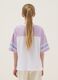 T-shirt in puro cotone multicolor da ragazza boxy fit con Stitch_1