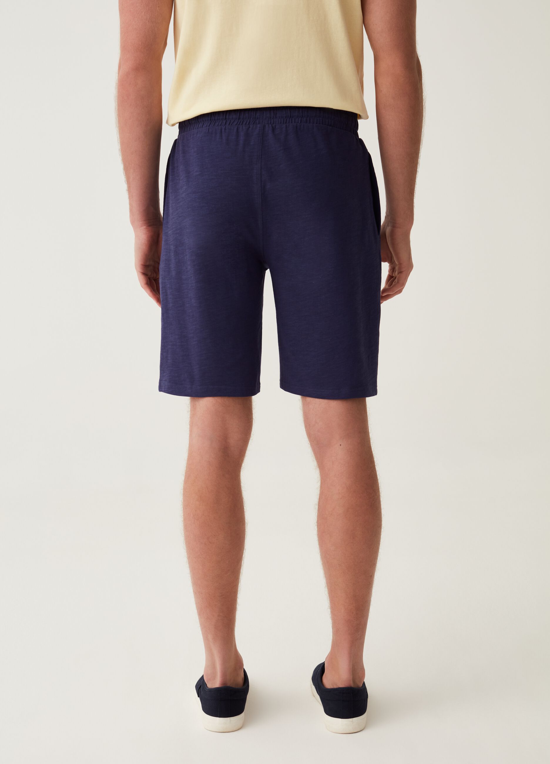 Bermuda jogger in felpa stampa Grand&Hills_2