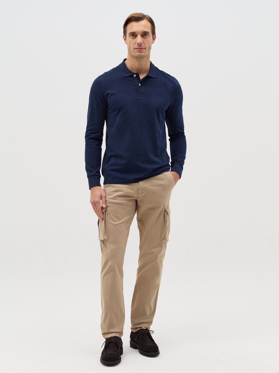 Cargo trousers in twill_0