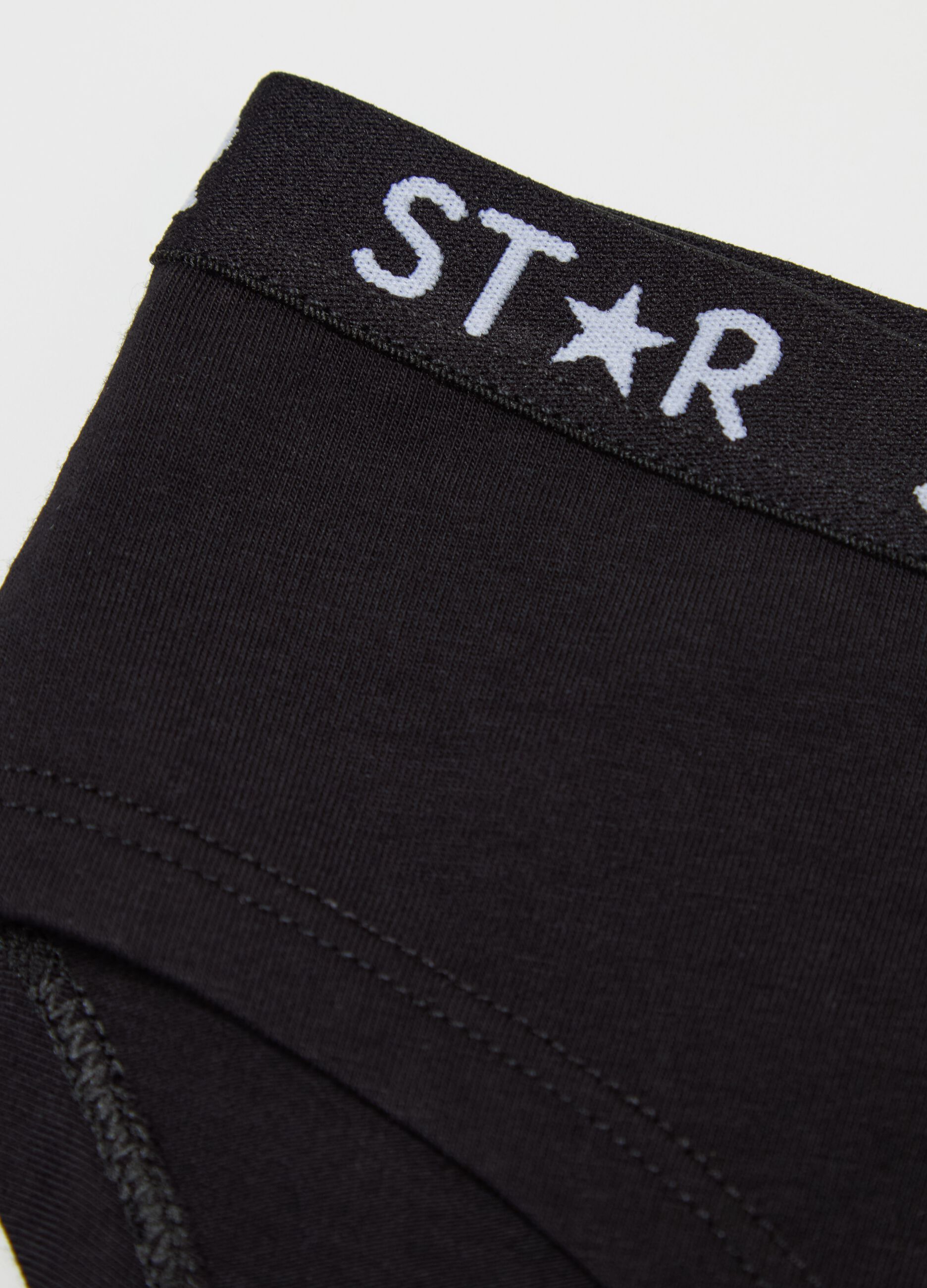 Stretch cotton knicker shorts