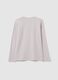 Boy's white pure cotton T-shirt, regular fit with NOPE! print_1