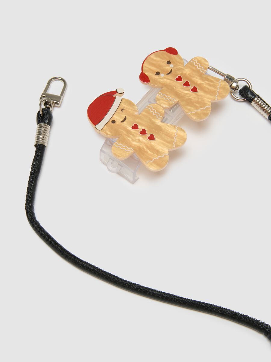 Multicolour Christmas Phone Lanyard with Clip_2