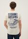 Beige pure cotton regular-fit T-shirt with nautical print_2