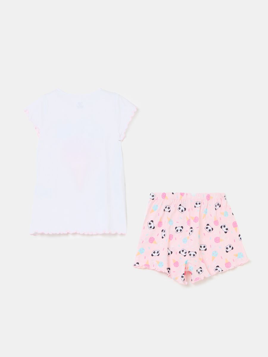 Organic cotton pyjamas with print_1