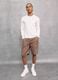 100% Linen Shorts in Mocha_3