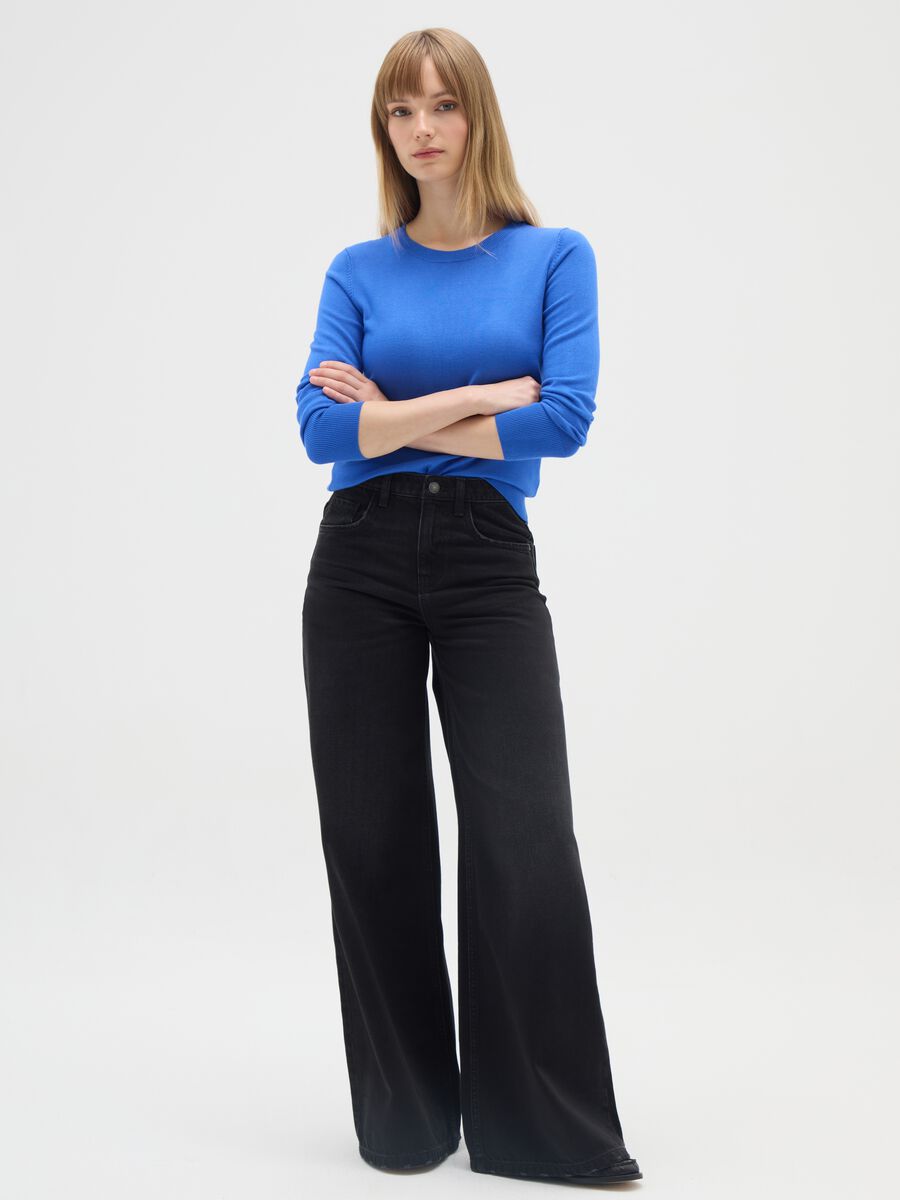 Blue Crew-Neck Jumper_1