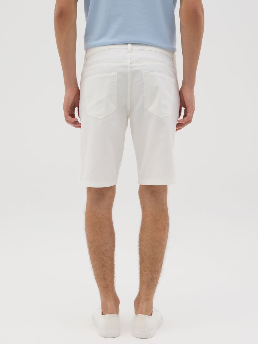 Men's white cotton Bermudas by Ovs_2