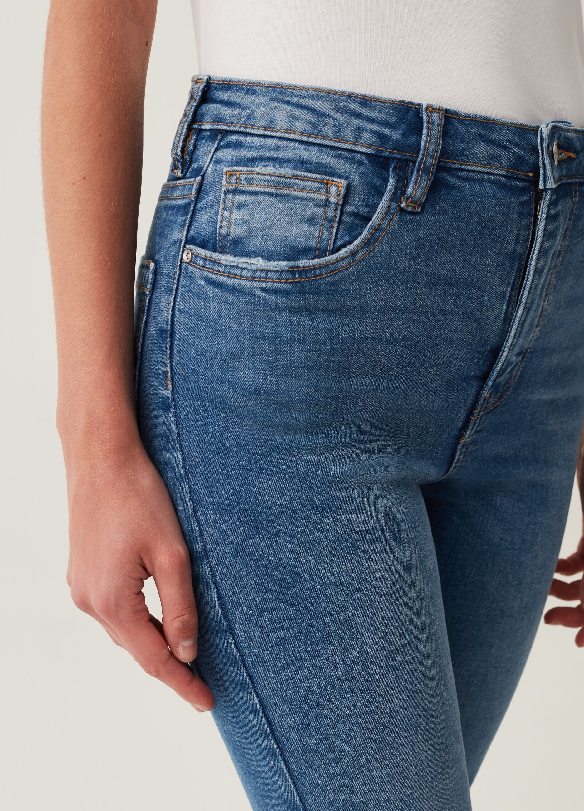 Jeans skinny fit cinque tasche_3