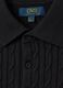Black pure cotton polo regular fit_5