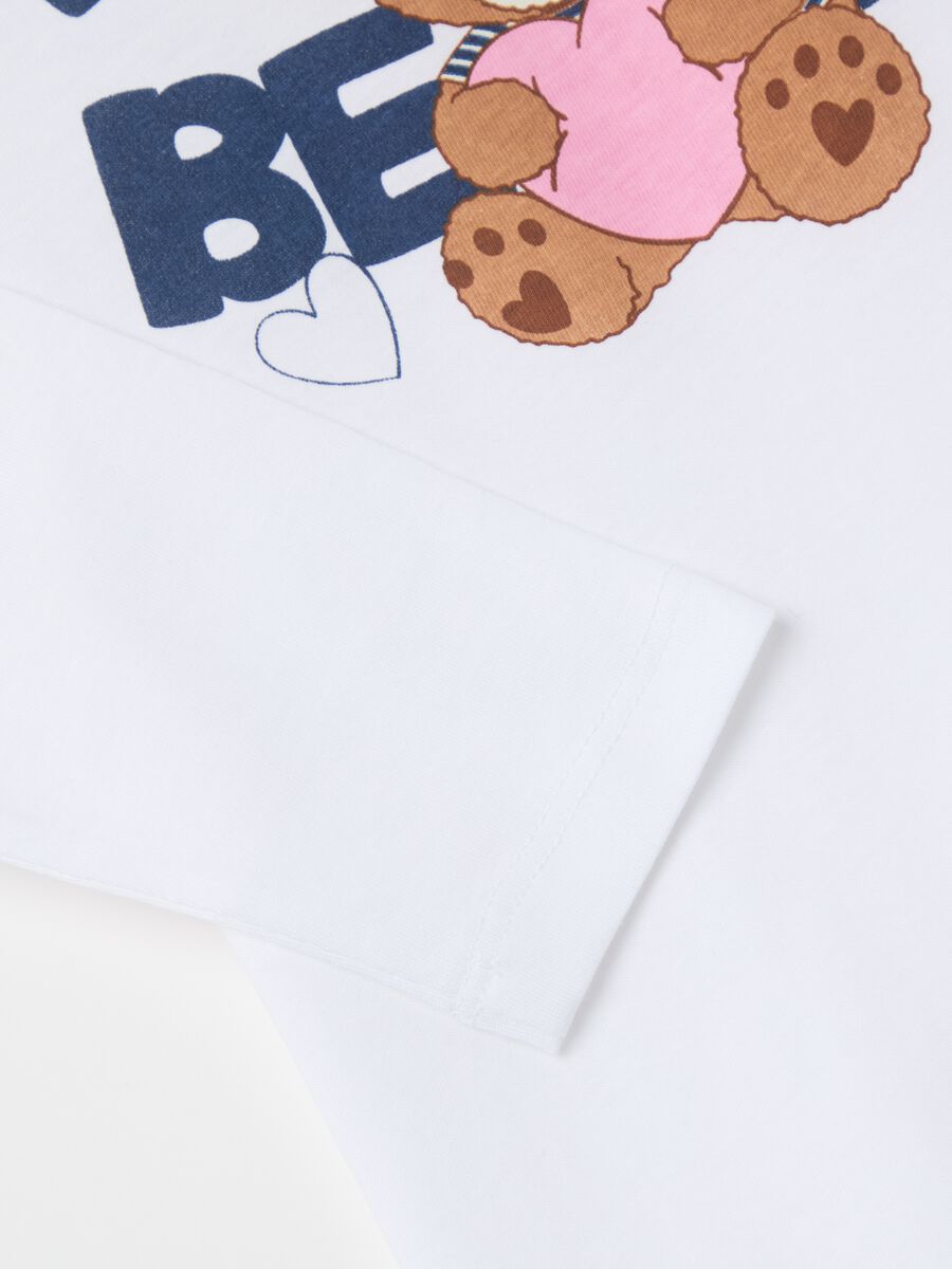 Long-sleeved T-shirt with "Lovely Bear" print_3